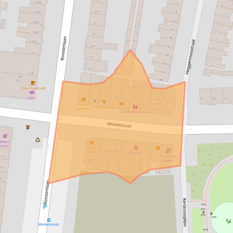 Kaart van postcodegebied 5644EK.