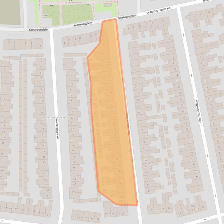 Kaart van postcodegebied 5644ET.