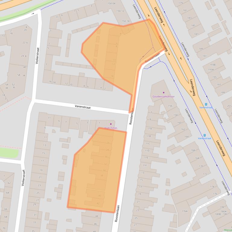 Kaart van postcodegebied 5644GE.