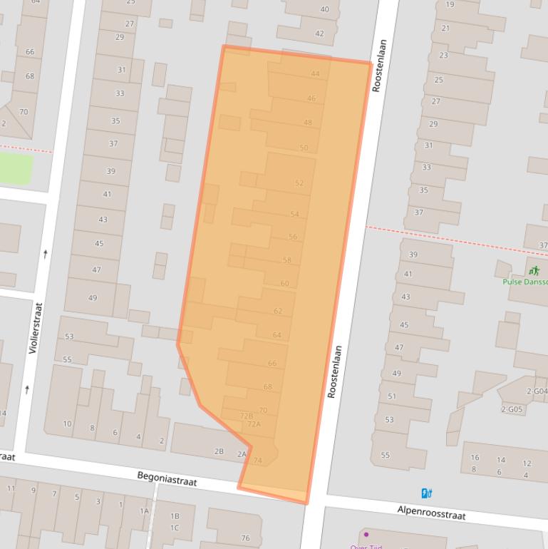 Kaart van postcodegebied 5644GG.