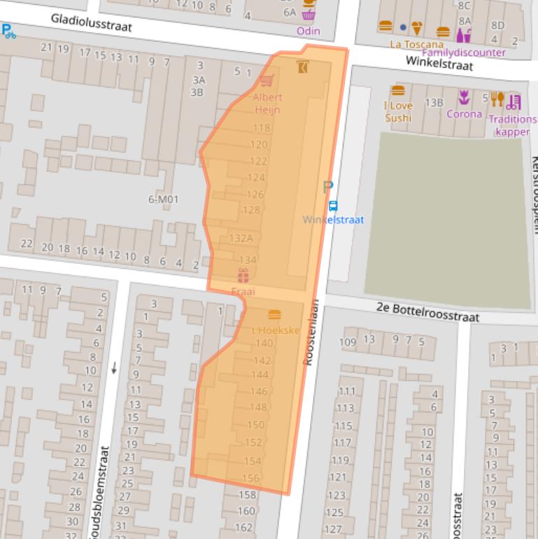 Kaart van postcodegebied 5644GJ.