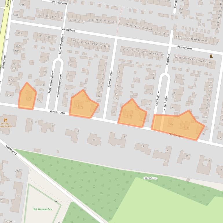 Kaart van postcodegebied 5644HL.