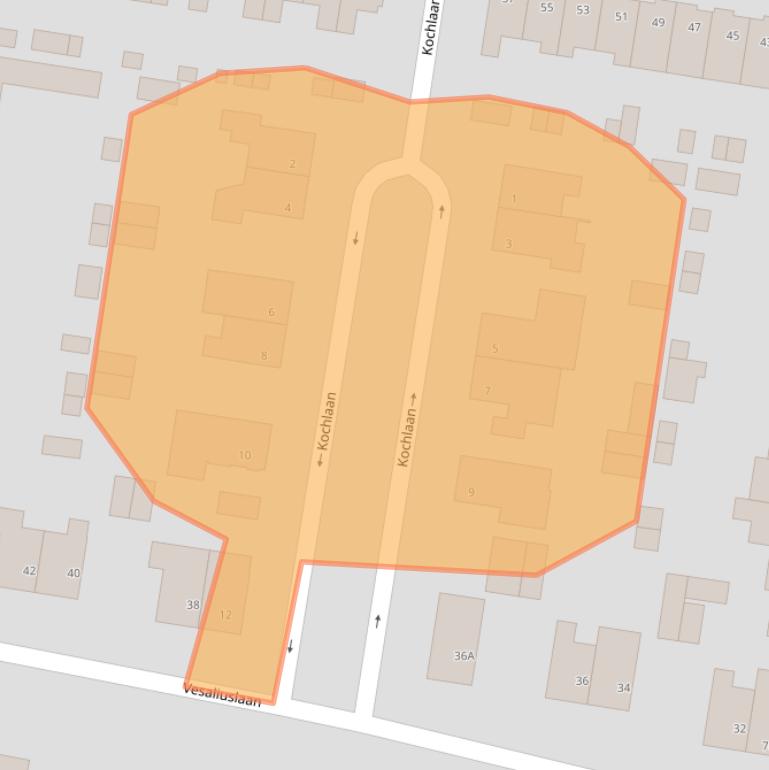 Kaart van postcodegebied 5644HN.