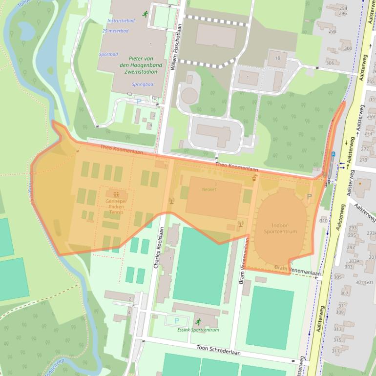 Kaart van postcodegebied 5644HZ.