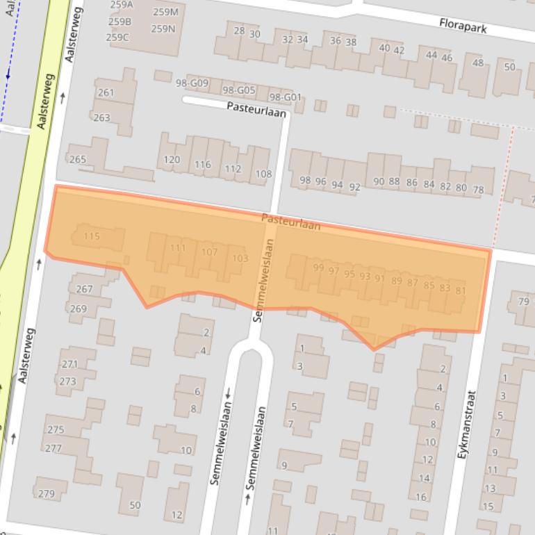 Kaart van postcodegebied 5644JC.