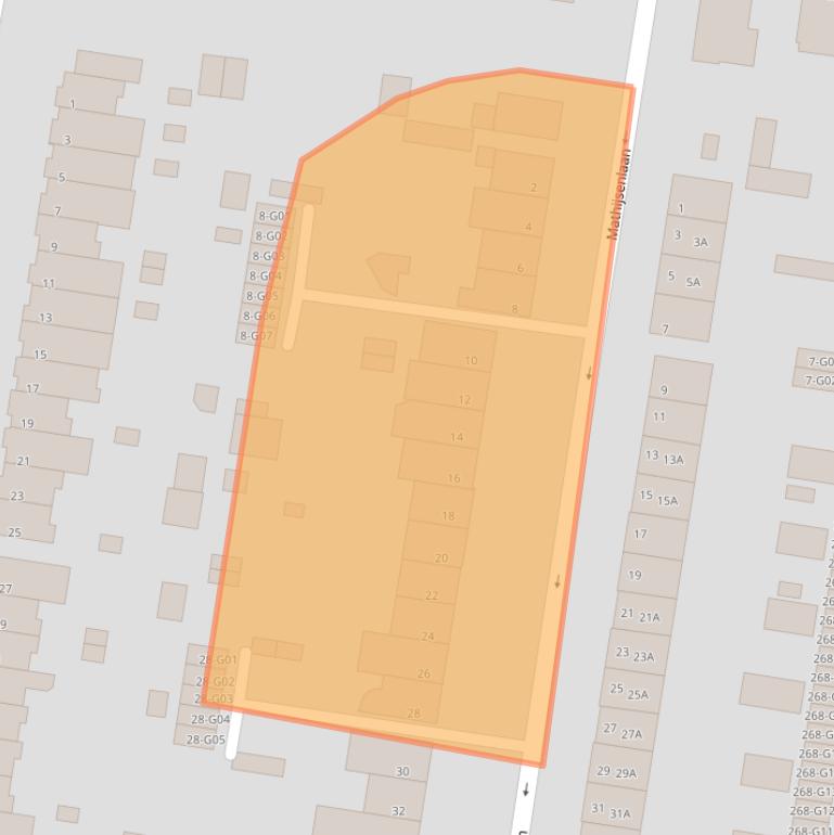 Kaart van postcodegebied 5644JK.
