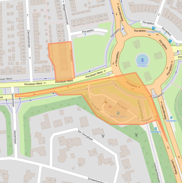 Kaart van postcodegebied 5644JS.