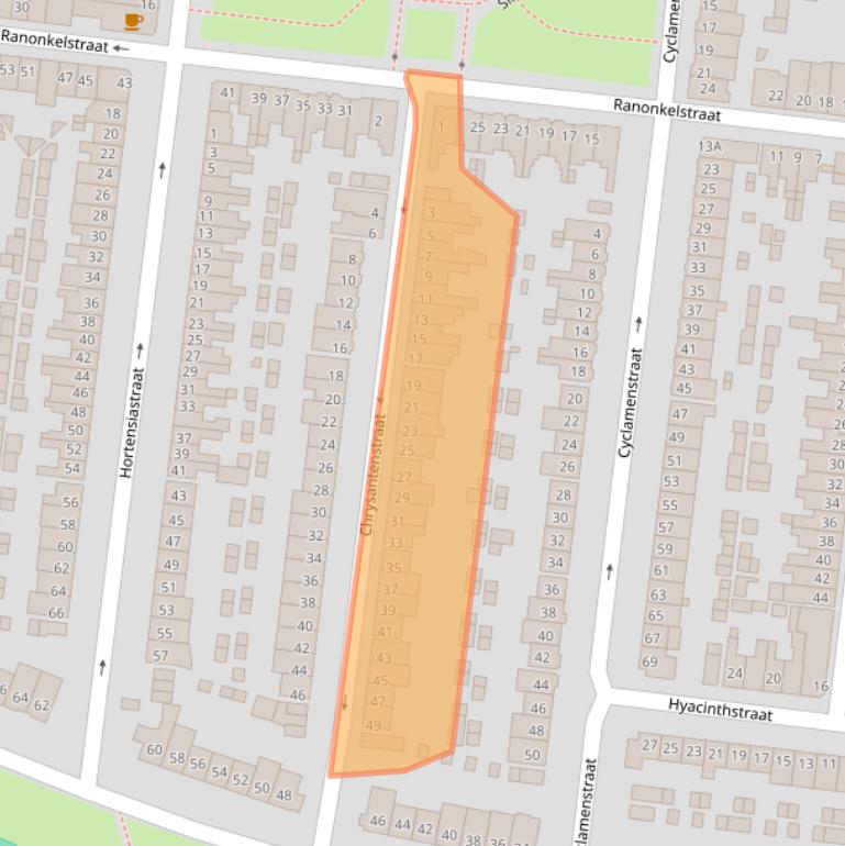 Kaart van postcodegebied 5644KL.