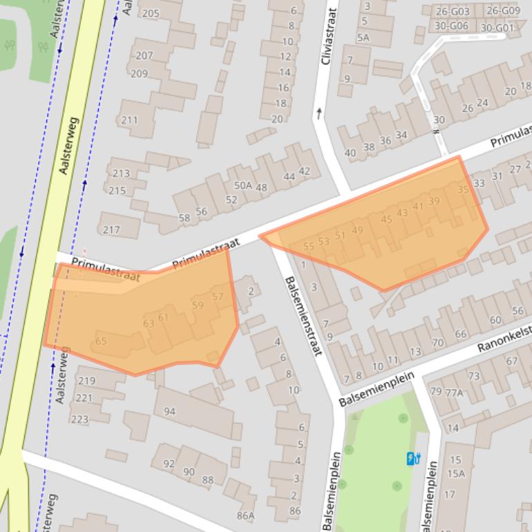 Kaart van postcodegebied 5644LJ.