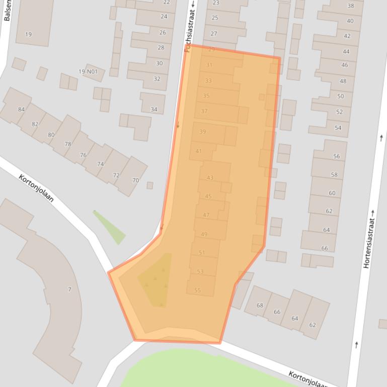 Kaart van postcodegebied 5644LP.