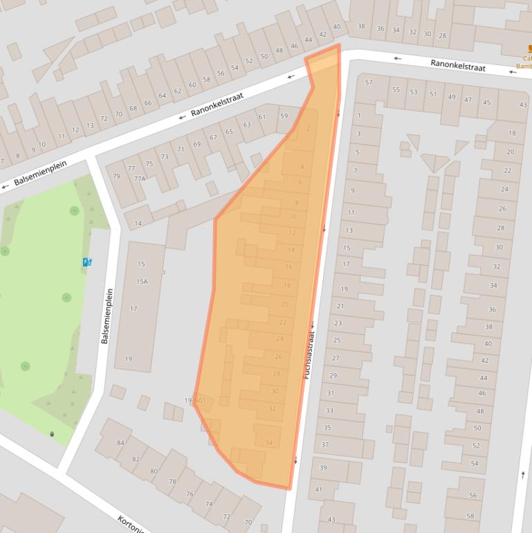 Kaart van postcodegebied 5644LR.