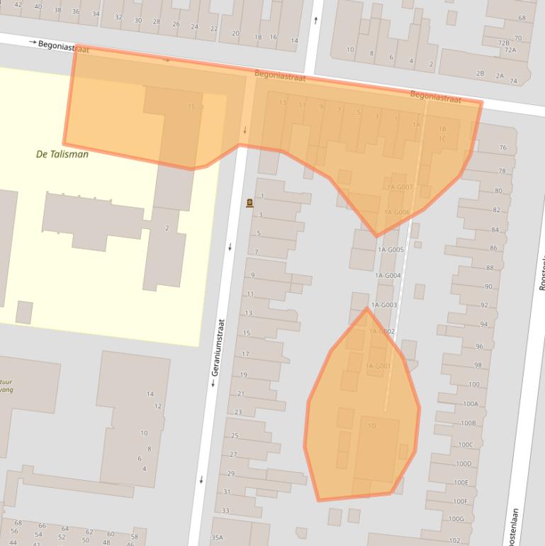 Kaart van postcodegebied 5644NA.