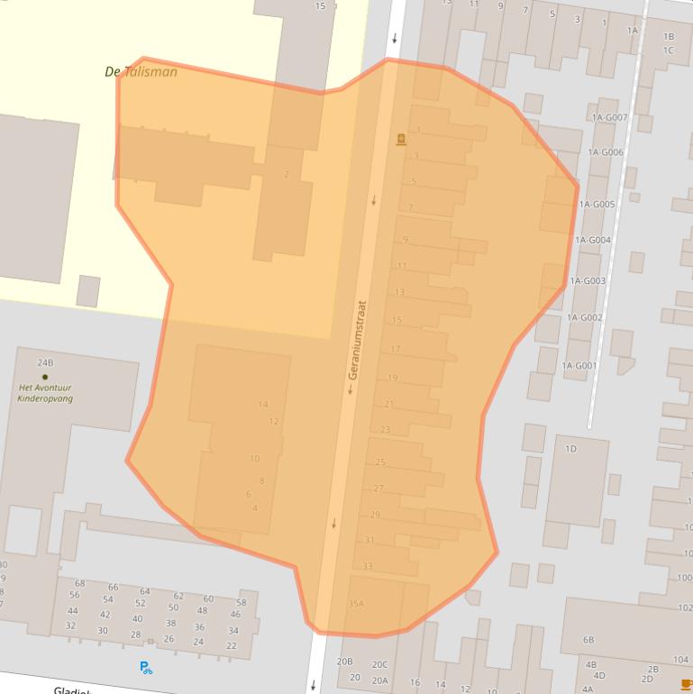 Kaart van postcodegebied 5644NC.