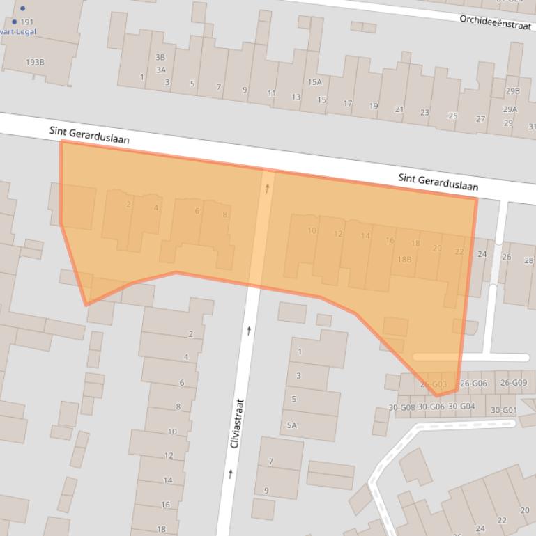 Kaart van postcodegebied 5644NP.
