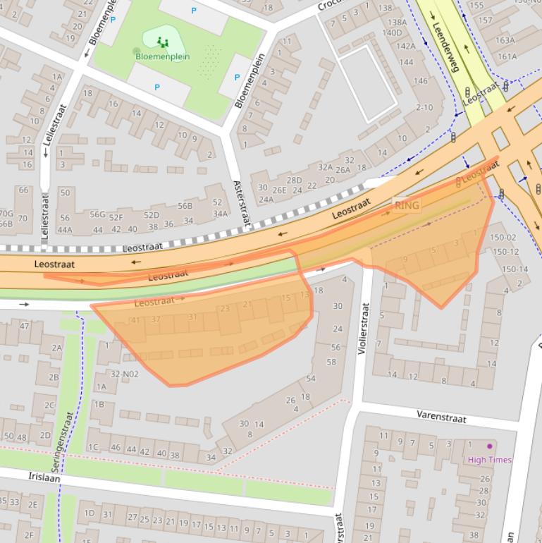 Kaart van postcodegebied 5644PA.