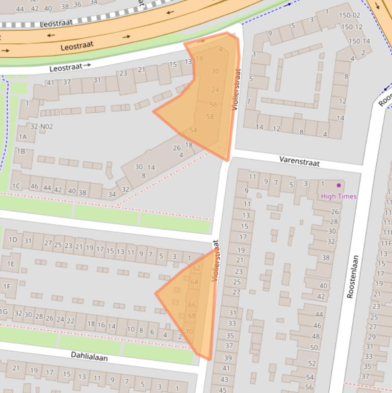 Kaart van postcodegebied 5644PX.