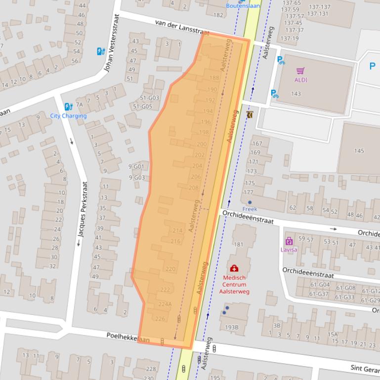 Kaart van postcodegebied 5644RJ.