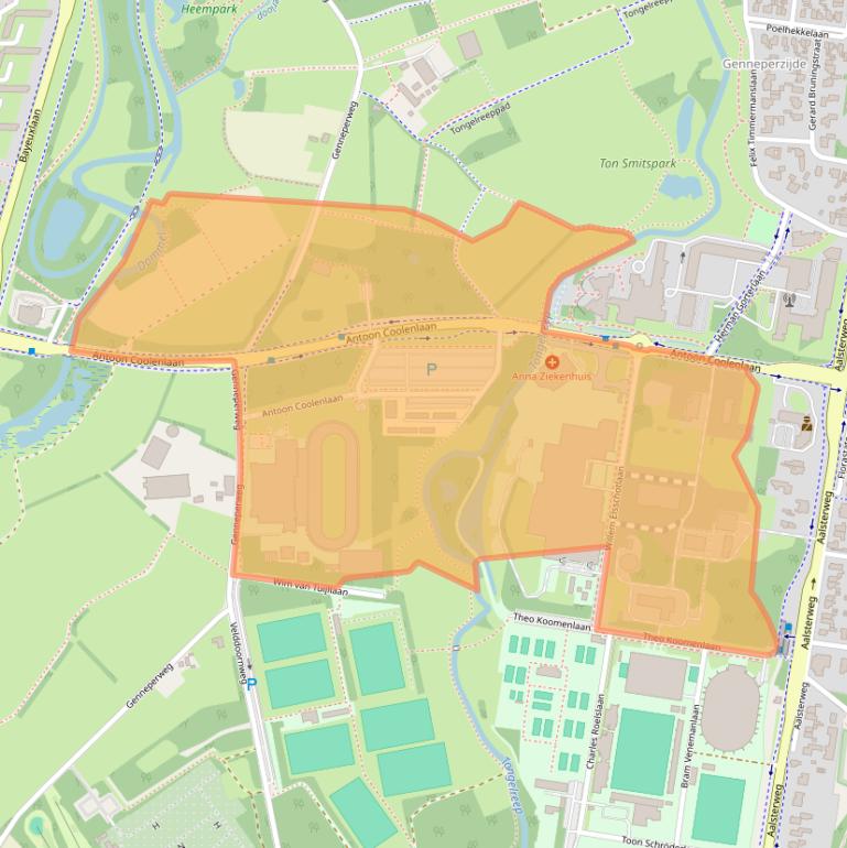Kaart van postcodegebied 5644RX.