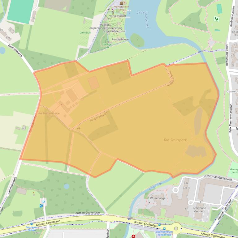 Kaart van postcodegebied 5644RZ.