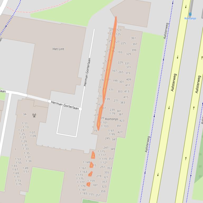 Kaart van postcodegebied 5644SE.