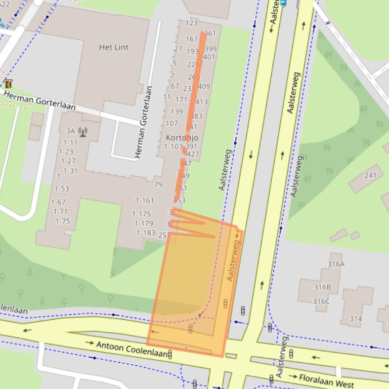 Kaart van postcodegebied 5644SN.