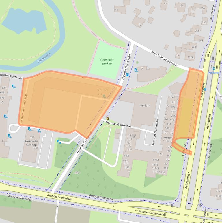 Kaart van postcodegebied 5644ST.