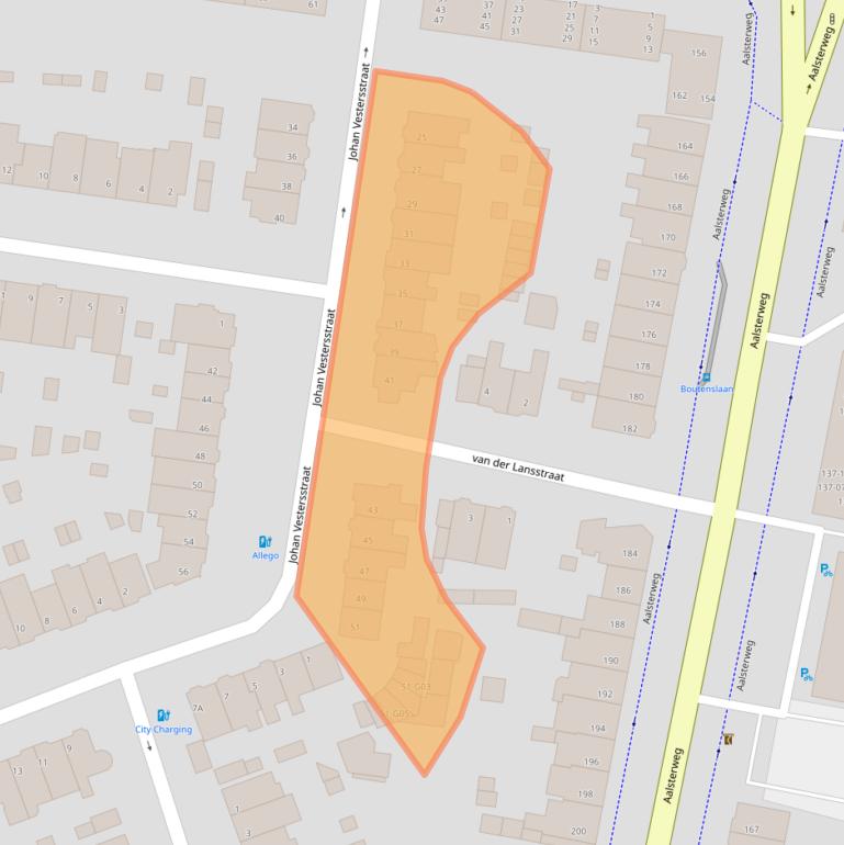 Kaart van postcodegebied 5644TB.