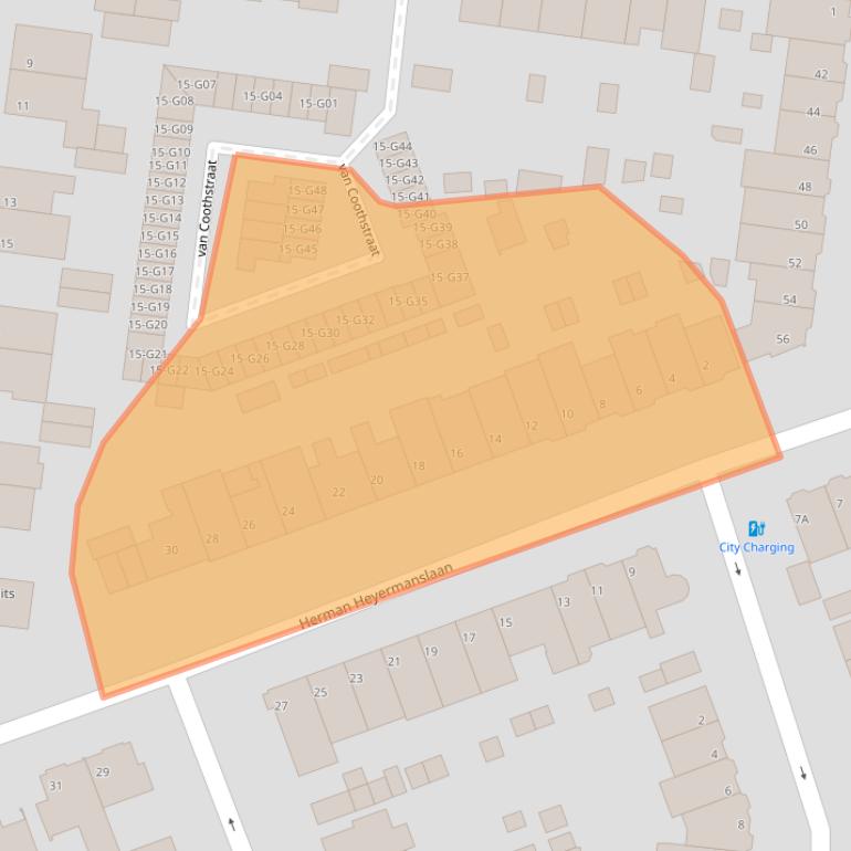 Kaart van postcodegebied 5644TH.