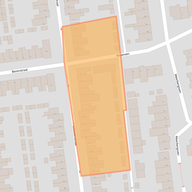 Kaart van postcodegebied 5645BB.