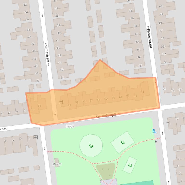 Kaart van postcodegebied 5645BL.