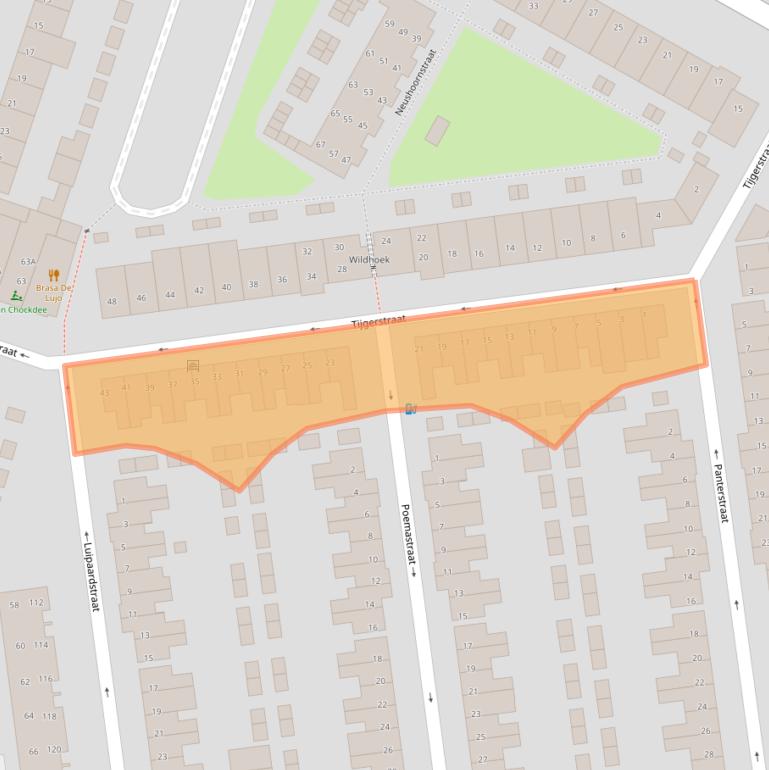 Kaart van postcodegebied 5645CJ.