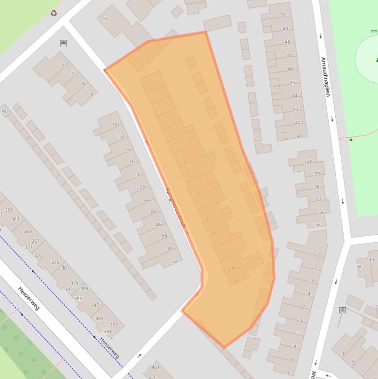 Kaart van postcodegebied 5645CS.