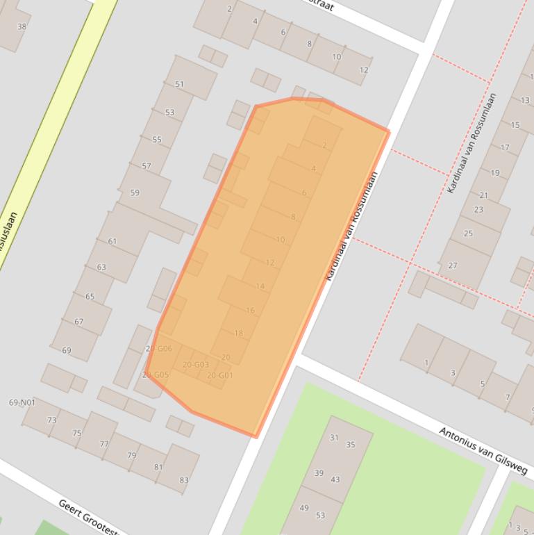 Kaart van postcodegebied 5645EE.