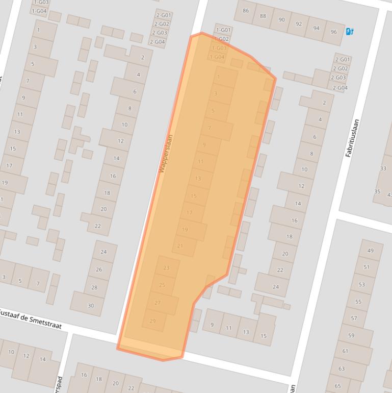 Kaart van postcodegebied 5645EV.