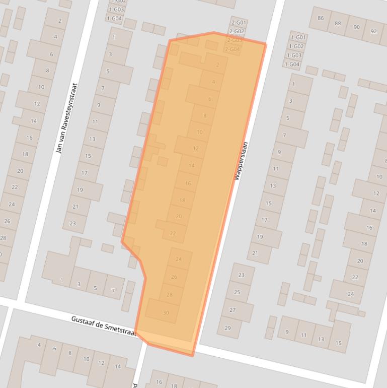 Kaart van postcodegebied 5645EW.