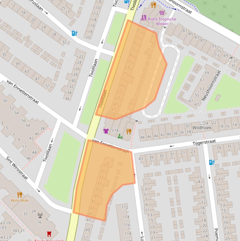 Kaart van postcodegebied 5645GD.