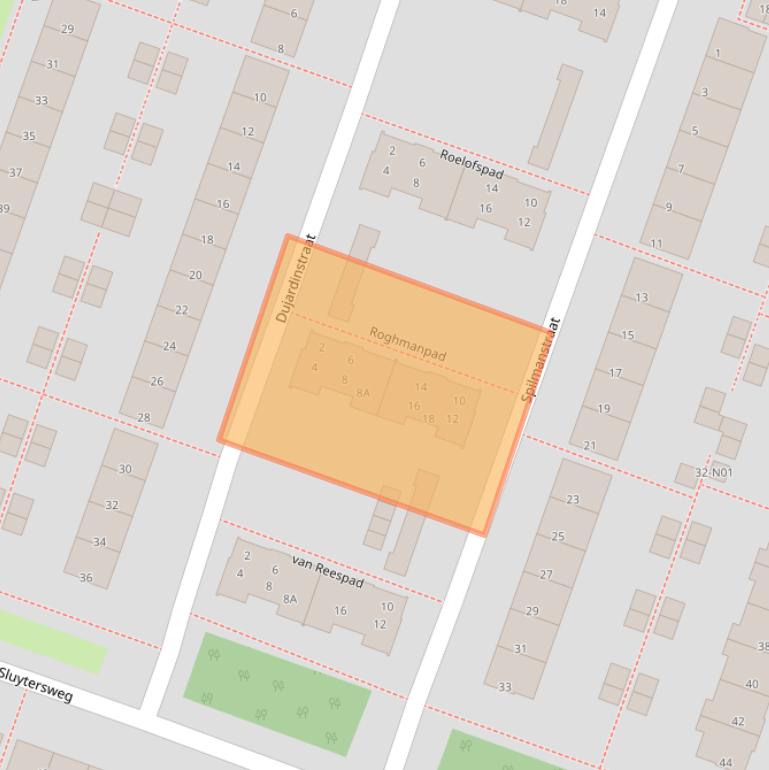 Kaart van postcodegebied 5645JH.