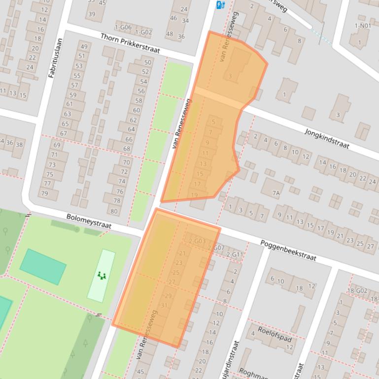 Kaart van postcodegebied 5645JN.