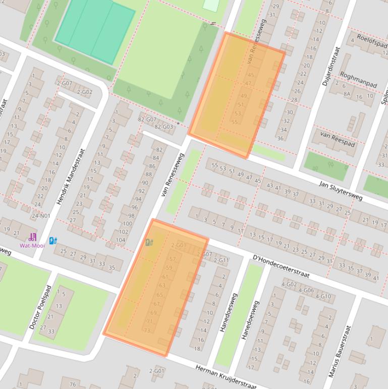 Kaart van postcodegebied 5645JP.