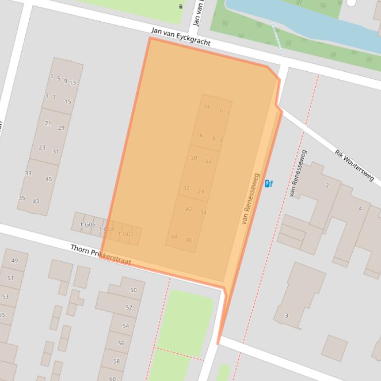 Kaart van postcodegebied 5645JR.