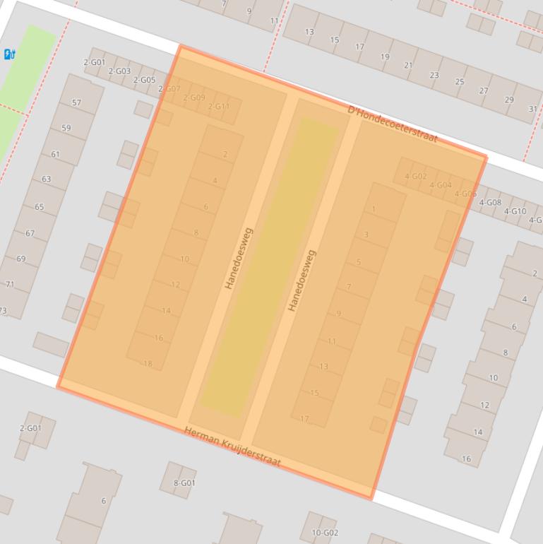 Kaart van postcodegebied 5645JZ.