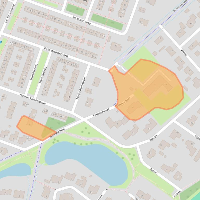 Kaart van postcodegebied 5645KA.