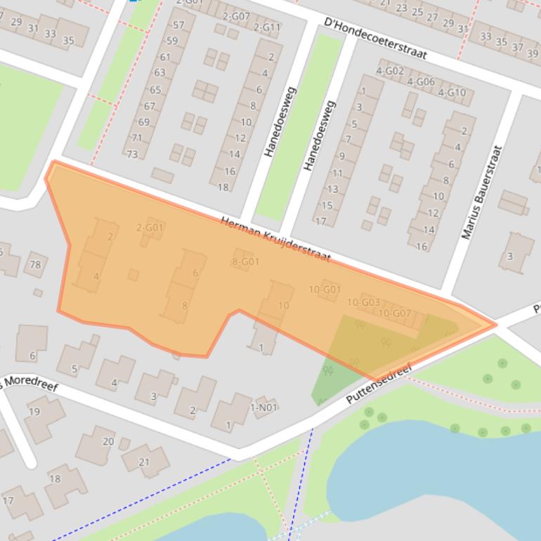 Kaart van postcodegebied 5645KD.