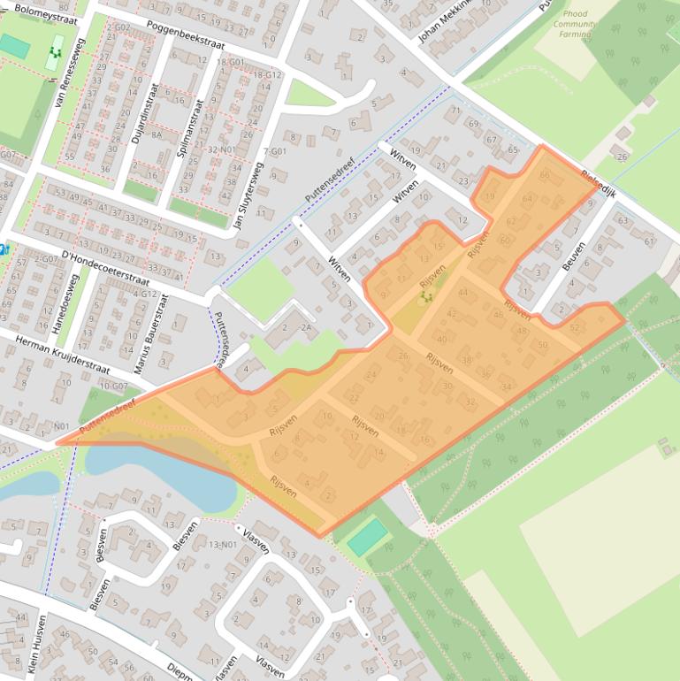 Kaart van postcodegebied 5645KH.