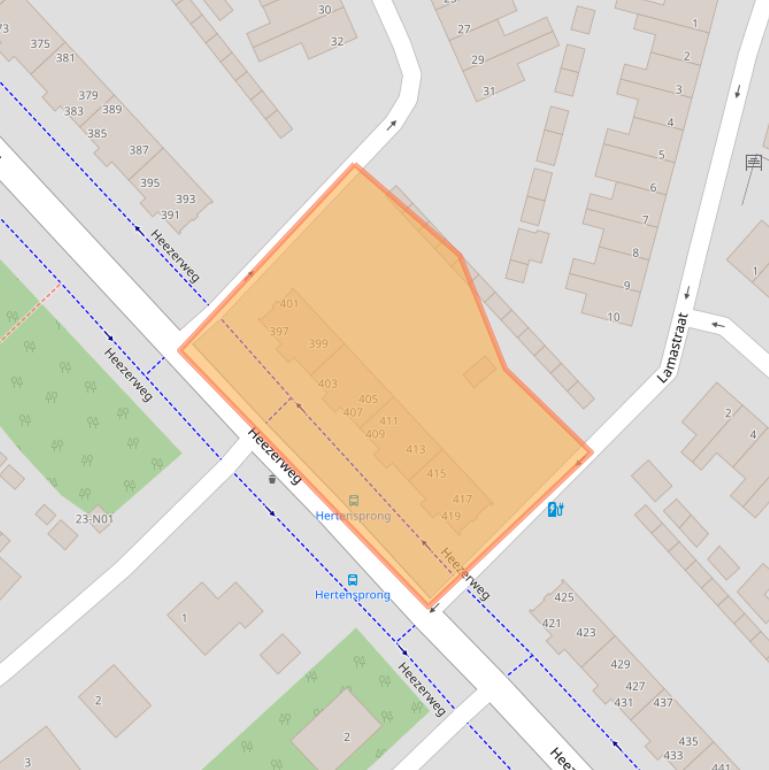 Kaart van postcodegebied 5645KV.