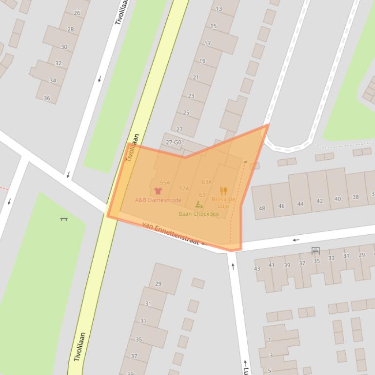 Kaart van postcodegebied 5645MD.