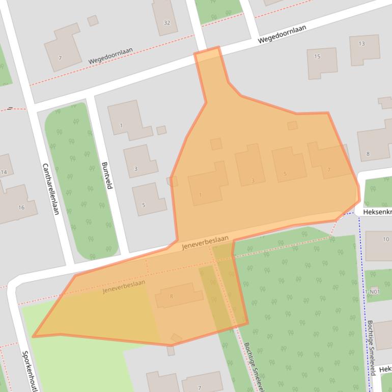 Kaart van postcodegebied 5646AG.