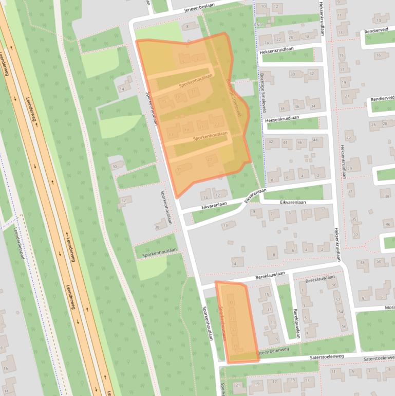 Kaart van postcodegebied 5646AK.
