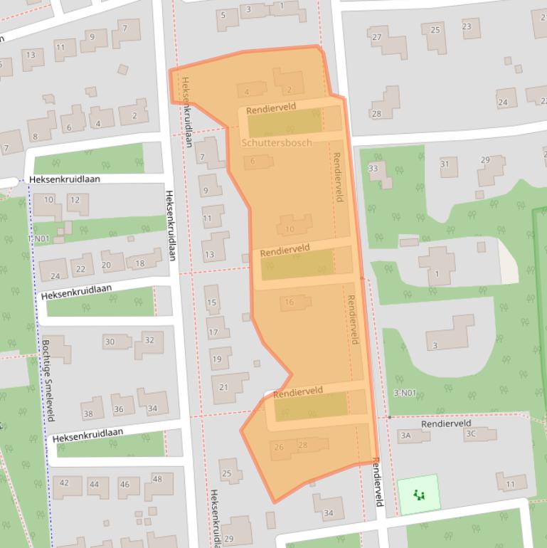 Kaart van postcodegebied 5646AV.