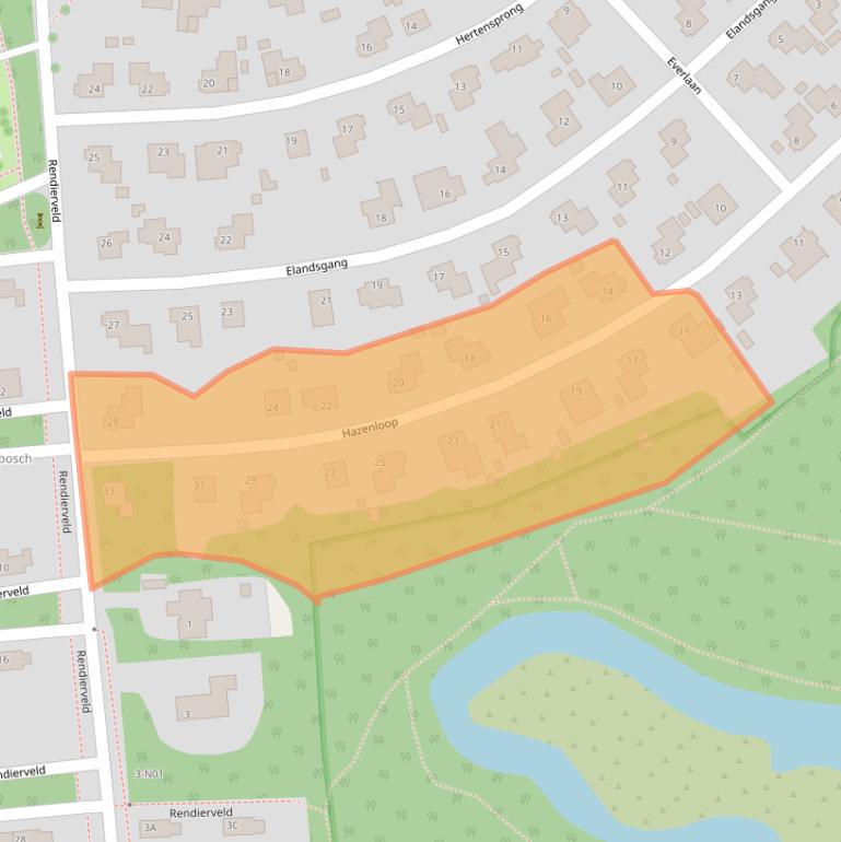 Kaart van postcodegebied 5646BB.